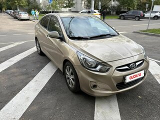 2011 Hyundai Solaris I, бежевый, 550000 рублей, вид 2