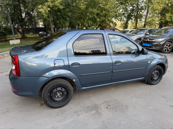 2010 Renault Logan I Рестайлинг, синий - вид 6