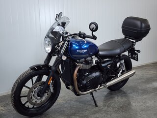 2021 Triumph Street Twin, синий, 789000 рублей, вид 4