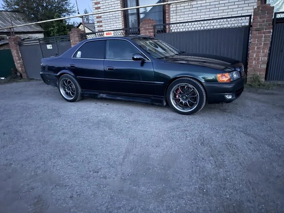 1998 Toyota Chaser VI (X100) Рестайлинг, зелёный, 880000 рублей - вид 1