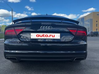 2016 Audi A7 I (4G) Рестайлинг, синий, 3550000 рублей, вид 4
