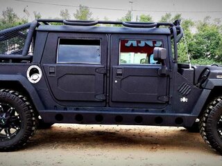 1997 Hummer H1, чёрный, 9500000 рублей, вид 4