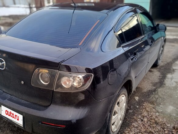 2008 Mazda 3 I (BK) Рестайлинг, чёрный, 470000 рублей - вид 2