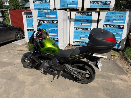 2015 Kawasaki ER-6N, зелёный, 350000 рублей, вид 1