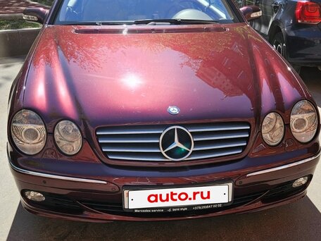 2003 Mercedes-Benz CL-Класс 600 II (C215) Рестайлинг, красный, 3350000 рублей, вид 3