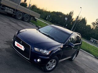 2012 Mitsubishi Outlander II Рестайлинг, синий, 845000 рублей, вид 3