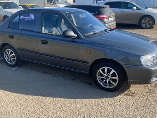 2003 Hyundai Accent ТагАЗ II, серый, 340000 рублей, вид 2