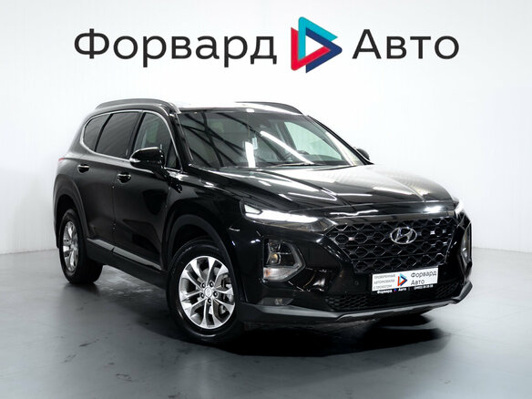 2018 Hyundai Santa Fe IV, чёрный, 2549000 рублей