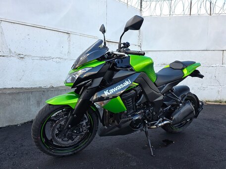 2013 Kawasaki Z 1000, зелёный, 650000 рублей, вид 2