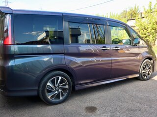 2015 Honda Stepwgn Spada V, фиолетовый, 1695000 рублей, вид 2
