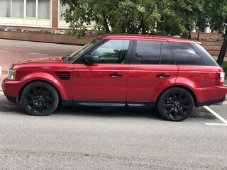 2006 Land Rover Range Rover Sport Supercharged I, красный, 750000 рублей, вид 4