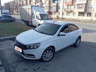 2018 Lada (ВАЗ) Vesta I, белый, 800000 рублей, вид 1