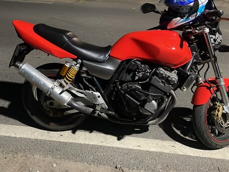 2001 Honda CB 400 Super Four, красный, 308000 рублей, вид 5