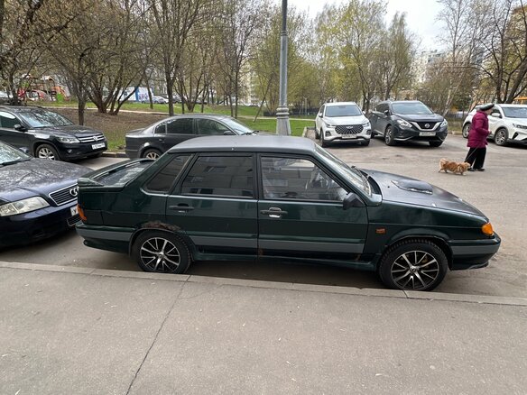 2003 Lada (ВАЗ) 2115, зелёный, 92999 рублей