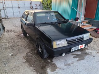 1995 Lada (ВАЗ) 2108, чёрный, 170000 рублей, вид 2