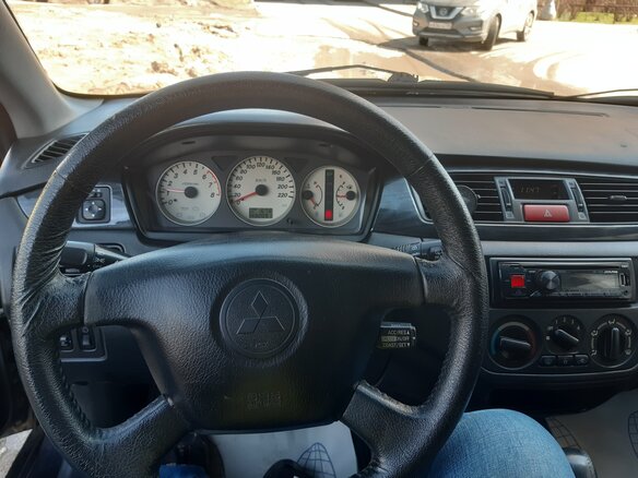 2004 Mitsubishi Lancer IX, чёрный, 300000 рублей - вид 8