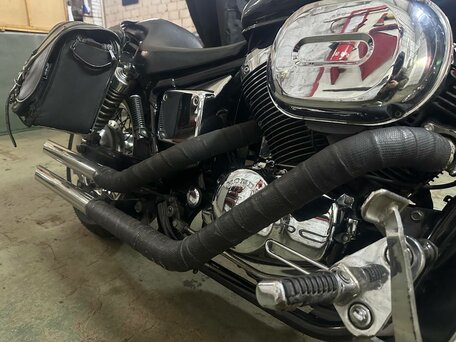 2001 Honda Shadow 400, чёрный, 300000 рублей, вид 4