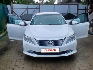 2012 Toyota Camry VII (XV50), белый, 1577000 рублей, вид 3