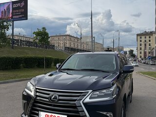 2020 Lexus LX 570 III Рестайлинг 2, синий, 10870000 рублей, вид 2