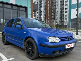 2003 Volkswagen Golf IV, синий, 360000 рублей, вид 1