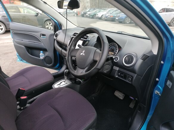 2014 Mitsubishi Mirage VI, голубой, 550000 рублей - вид 7