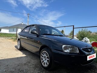 2007 Hyundai Accent ТагАЗ II, чёрный, 427000 рублей, вид 5