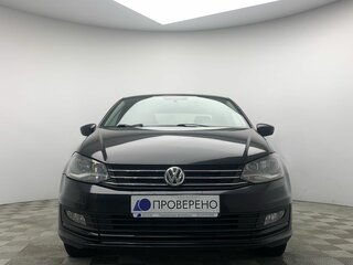 2016 Volkswagen Polo V Рестайлинг, чёрный, 1028000 рублей, вид 2