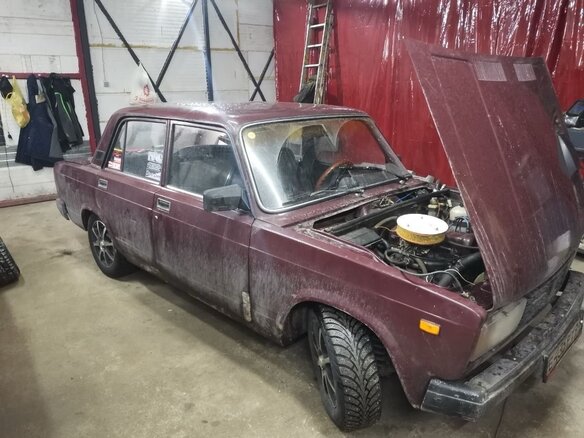 2005 Lada (ВАЗ) 21053-20, пурпурный, 90000 рублей - вид 2