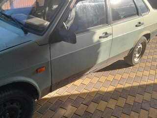 1998 Lada (ВАЗ) 21099, голубой, 90000 рублей, вид 4