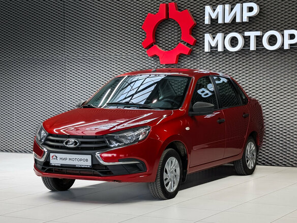 2018 Lada (ВАЗ) Granta I Рестайлинг, красный, 499000 рублей