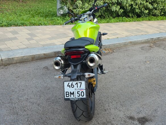 2009 Triumph Street Triple, зелёный, 475000 рублей - вид 9
