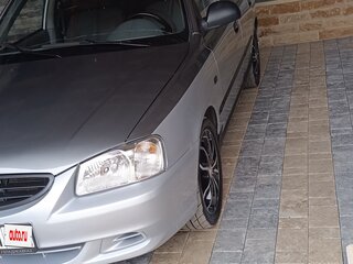 2006 Hyundai Accent ТагАЗ II, серебристый, 505000 рублей, вид 2