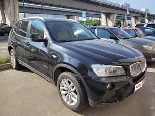2013 BMW X3 28i xDrive II (F25), чёрный, 2550000 рублей, вид 1