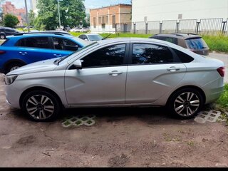 2018 Lada (ВАЗ) Vesta I, серебристый, 850000 рублей, вид 4