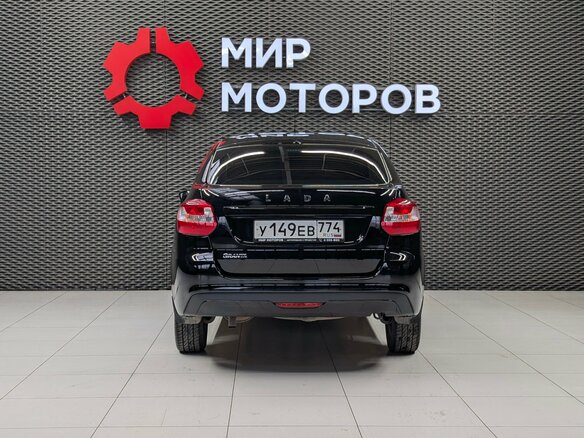 2024 Lada (ВАЗ) Granta I Рестайлинг, чёрный, 850000 рублей - вид 4
