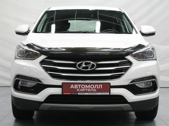 2018 Hyundai Santa Fe III Рестайлинг, белый - вид 3