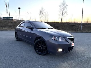 2008 Mazda 3 I (BK) Рестайлинг, серый, 600000 рублей, вид 4