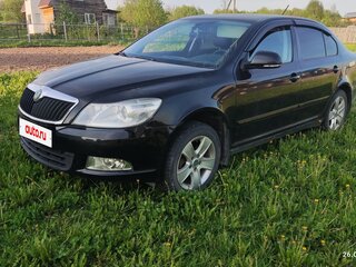 2011 Skoda Octavia II (A5) Рестайлинг, чёрный, 650000 рублей, вид 1