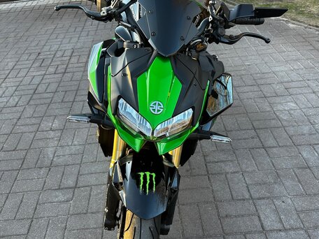 2021 Kawasaki Z H2, зелёный, 1900000 рублей, вид 4
