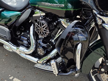 2015 Harley-Davidson Electra Glide, зелёный, 1100000 рублей, вид 5