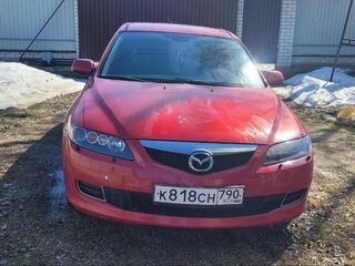 2006 Mazda 6 I (GG) Рестайлинг, красный, 480000 рублей, вид 1