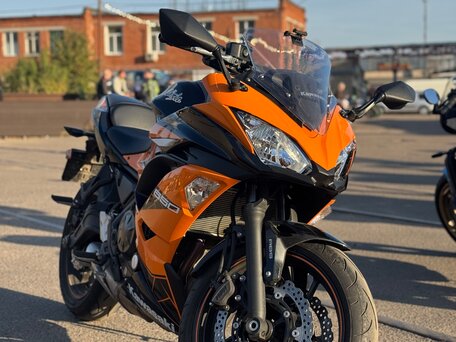 2019 Kawasaki ER-6F (Ninja 650R), оранжевый, 700000 рублей, вид 1