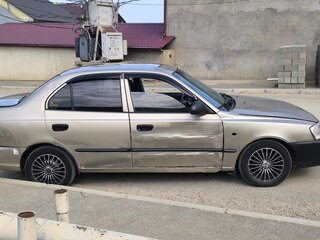 2006 Hyundai Accent ТагАЗ II, бежевый, 160000 рублей, вид 2
