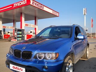 2002 BMW X5 4.6is I (E53), синий, 790000 рублей, вид 1