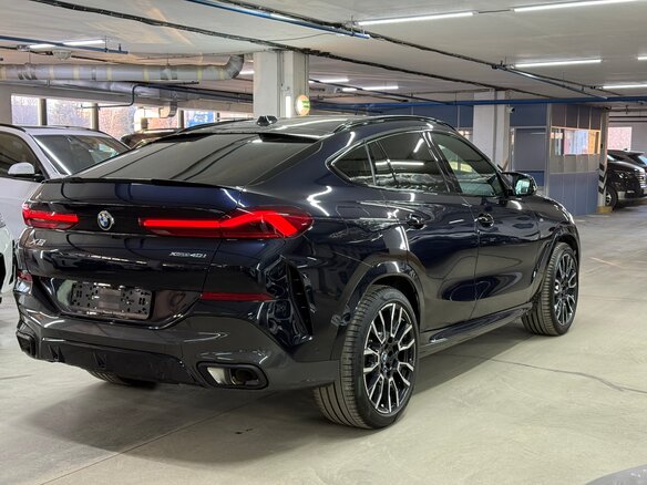 2023 BMW X6 40i III (G06) Рестайлинг, синий, 11700000 рублей - вид 6