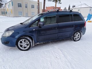 2011 Opel Zafira B Рестайлинг, синий, 450000 рублей, вид 4