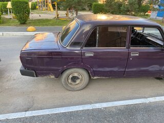 1998 Lada (ВАЗ) 2105, фиолетовый, 80000 рублей, вид 2