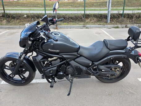 2016 Kawasaki EN650 Vulcan S, чёрный, 600000 рублей, вид 1