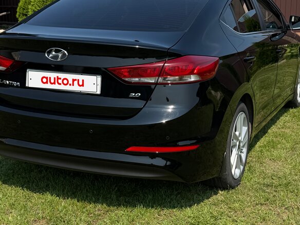 2017 Hyundai Elantra VI (AD), чёрный - вид 10