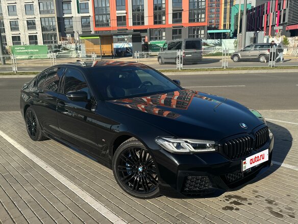 2021 BMW 5 серии 530i xDrive VII (G30/G31/G38) Рестайлинг, чёрный, 5200000 рублей - вид 10